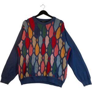 Vintage Geccu 3D Knit Sweater M